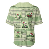 Western Yoke Baseball Jersey Frog Christmas Cute Style - Wonder Print Shop