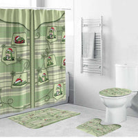 Western Yoke Bathroom Set Frog Christmas Cute Style - Wonder Print Shop