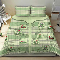 Western Yoke Bedding Set Frog Christmas Cute Style - Wonder Print Shop