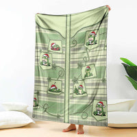 Western Yoke Blanket Frog Christmas Cute Style - Wonder Print Shop