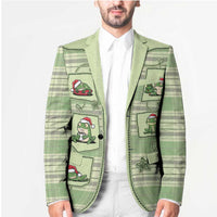 Western Yoke Blazer Frog Christmas Cute Style - Wonder Print Shop
