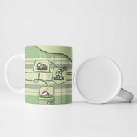 Western Yoke Ceramic Mug Frog Christmas Cute Style - Wonder Print Shop