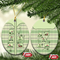 Western Yoke Ceramic Ornament Frog Christmas Cute Style - Wonder Print Shop