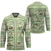 Western Yoke Hockey Jersey Frog Christmas Cute Style - Wonder Print Shop