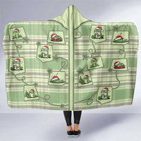 Western Yoke Hooded Blanket Frog Christmas Cute Style - Wonder Print Shop