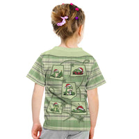 Western Yoke Kid T Shirt Frog Christmas Cute Style - Wonder Print Shop