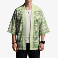 Western Yoke Kimono Frog Christmas Cute Style - Wonder Print Shop