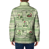 Western Yoke Padded Jacket Frog Christmas Cute Style - Wonder Print Shop