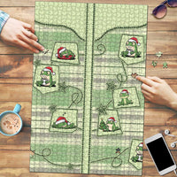 Western Yoke Puzzle Frog Christmas Cute Style - Wonder Print Shop