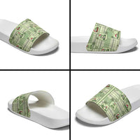 Western Yoke Slide Sandals Frog Christmas Cute Style - Wonder Print Shop