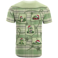 Western Yoke T Shirt Frog Christmas Cute Style - Wonder Print Shop