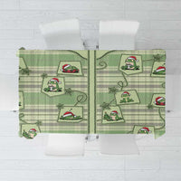 Western Yoke Tablecloth Frog Christmas Cute Style - Wonder Print Shop