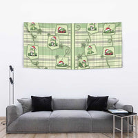 Western Yoke Tapestry Frog Christmas Cute Style - Wonder Print Shop