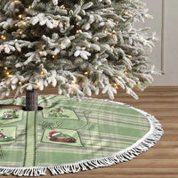 Western Yoke Tree Skirt Frog Christmas Cute Style - Wonder Print Shop