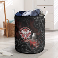 Serbian Empire Laundry Basket Knight With Emblem Double Eagle - Wonder Print Shop