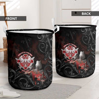 Serbian Empire Laundry Basket Knight With Emblem Double Eagle - Wonder Print Shop