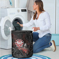 Serbian Empire Laundry Basket Knight With Emblem Double Eagle - Wonder Print Shop