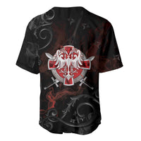 Serbian Empire Baseball Jersey Knight With Emblem Double Eagle - Wonder Print Shop