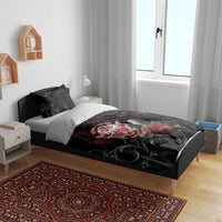 Serbian Empire Bedding Set Knight With Emblem Double Eagle - Wonder Print Shop