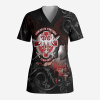 Serbian Empire Scrub Top Knight With Emblem Double Eagle - Wonder Print Shop