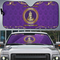 Carolingian Empire Auto Sun Shade Charlemagne King Of The Franks - Wonder Print Shop
