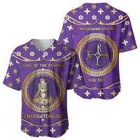 Carolingian Empire Baseball Jersey Charlemagne King Of The Franks - Wonder Print Shop