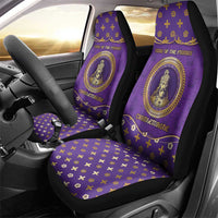 Carolingian Empire Car Seat Cover Charlemagne King Of The Franks - Wonder Print Shop