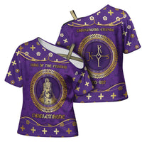 Carolingian Empire Cross Shoulder Shirt Charlemagne King Of The Franks - Wonder Print Shop