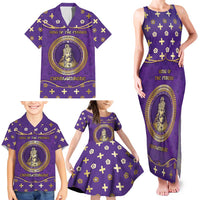 Carolingian Empire Family Matching Tank Maxi Dress and Hawaiian Shirt Charlemagne King Of The Franks - Wonder Print Shop