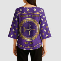 Carolingian Empire Kimono Sleeve Blouse Charlemagne King Of The Franks - Wonder Print Shop
