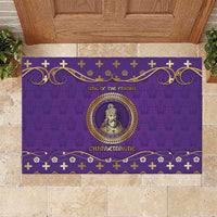 Carolingian Empire Rubber Doormat Charlemagne King Of The Franks - Wonder Print Shop