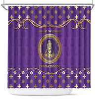 Carolingian Empire Shower Curtain Charlemagne King Of The Franks - Wonder Print Shop