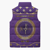 Carolingian Empire Sleeveless Puffer Jacket Charlemagne King Of The Franks - Wonder Print Shop
