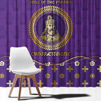 Carolingian Empire Window Curtain Charlemagne King Of The Franks - Wonder Print Shop