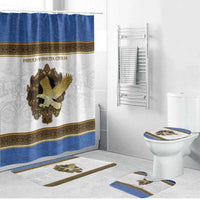 Italy Friuli-Venezia Giulia Bathroom Set Golden Eagle With Baroque Patterns