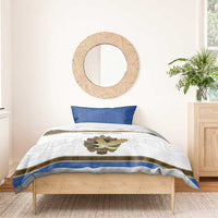 Italy Friuli-Venezia Giulia Bedding Set Golden Eagle With Baroque Patterns