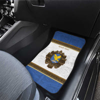 Personalized Italy Friuli-Venezia Giulia Car Mats Golden Eagle With Baroque Patterns