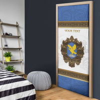 Personalized Italy Friuli-Venezia Giulia Door Cover Golden Eagle With Baroque Patterns