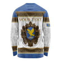 Personalized Italy Friuli-Venezia Giulia Long Sleeve Shirt Golden Eagle With Baroque Patterns