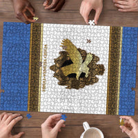Italy Friuli-Venezia Giulia Puzzle Golden Eagle With Baroque Patterns