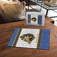 Italy Friuli-Venezia Giulia Puzzle Golden Eagle With Baroque Patterns