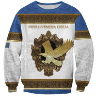 Personalized Italy Friuli-Venezia Giulia Sweatshirt Golden Eagle With Baroque Patterns