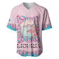 Personalized Italy Liguria Baseball Jersey Carnation Flowers Of The Riviera