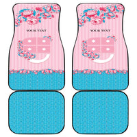 Personalized Italy Liguria Car Mats Carnation Flowers Of The Riviera