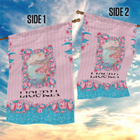 Italy Liguria Garden Flag Carnation Flowers Of The Riviera