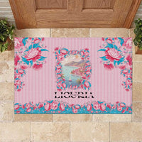 Italy Liguria Rubber Doormat Carnation Flowers Of The Riviera