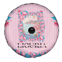 Italy Liguria Spare Tire Cover Carnation Flowers Of The Riviera