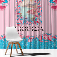 Italy Liguria Window Curtain Carnation Flowers Of The Riviera
