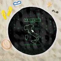 Italy Marche Beach Blanket Map And Coordinates Code