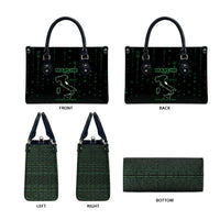 Italy Marche Leather Bag Map And Coordinates Code
